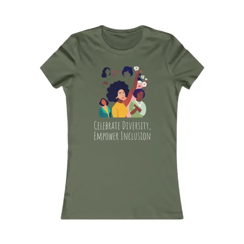 Celebrate Diversity Empower Inclusion Tee