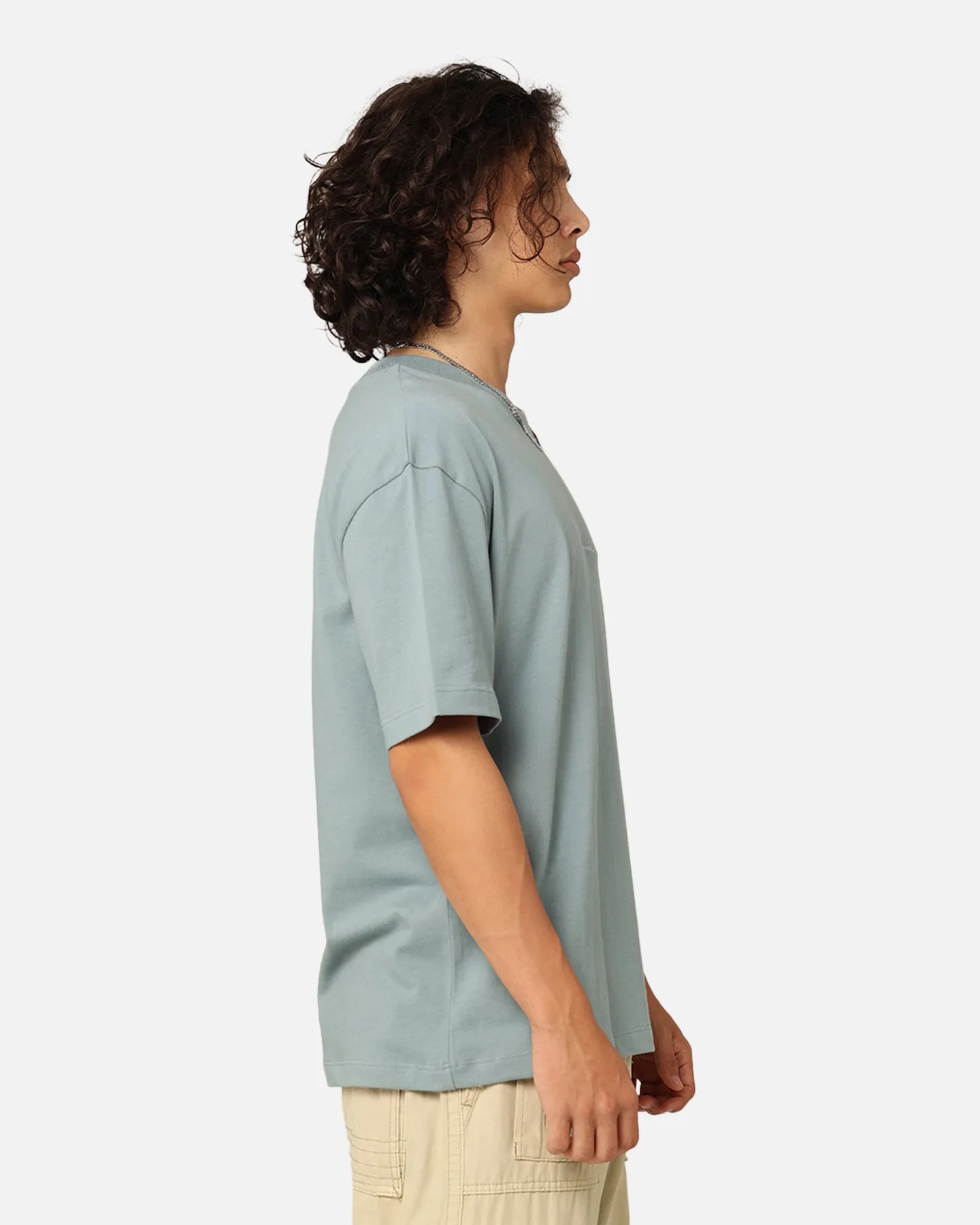 Champion Heritage New Script T-Shirt Sage Shimmer Green