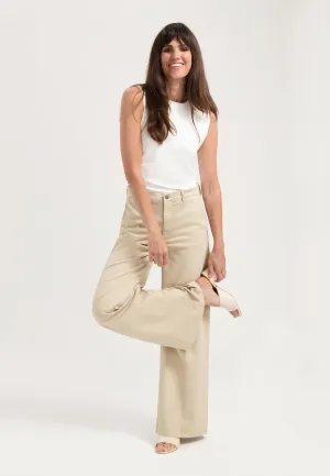 Chelsea Mid Loose Jeans Sand