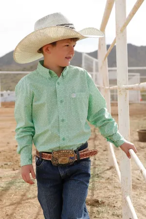 Cinch Shirt Boys Geometric Pattern