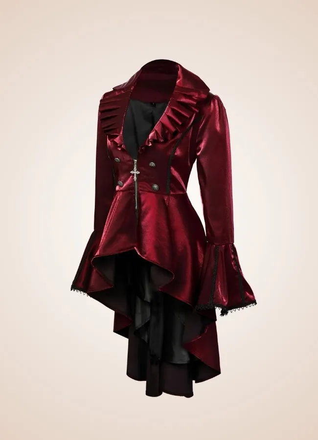 Classic Victorian Steampunk Women's Coat