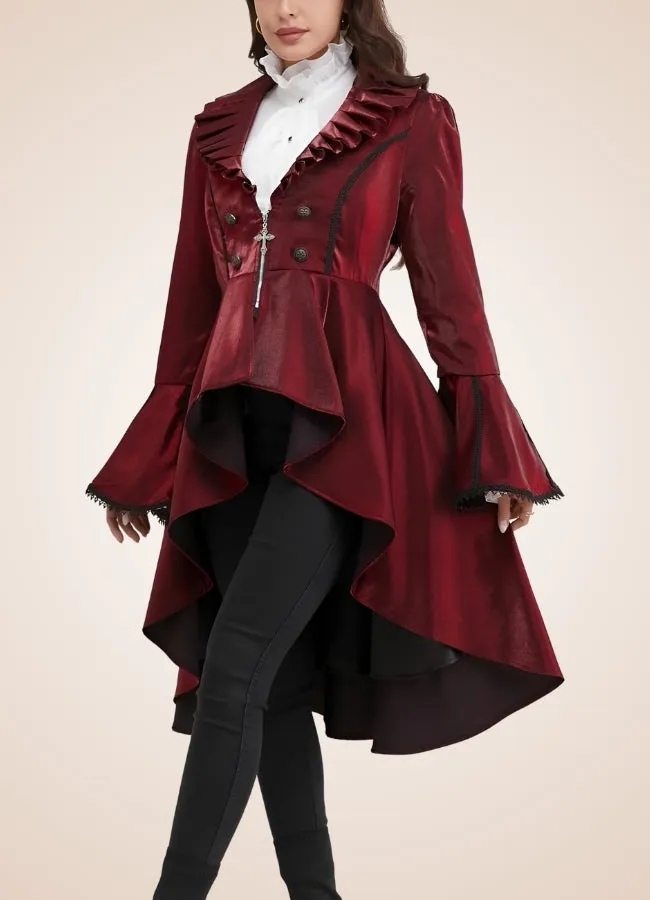 Classic Victorian Steampunk Women's Coat