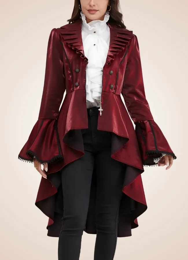 Classic Victorian Steampunk Women's Coat