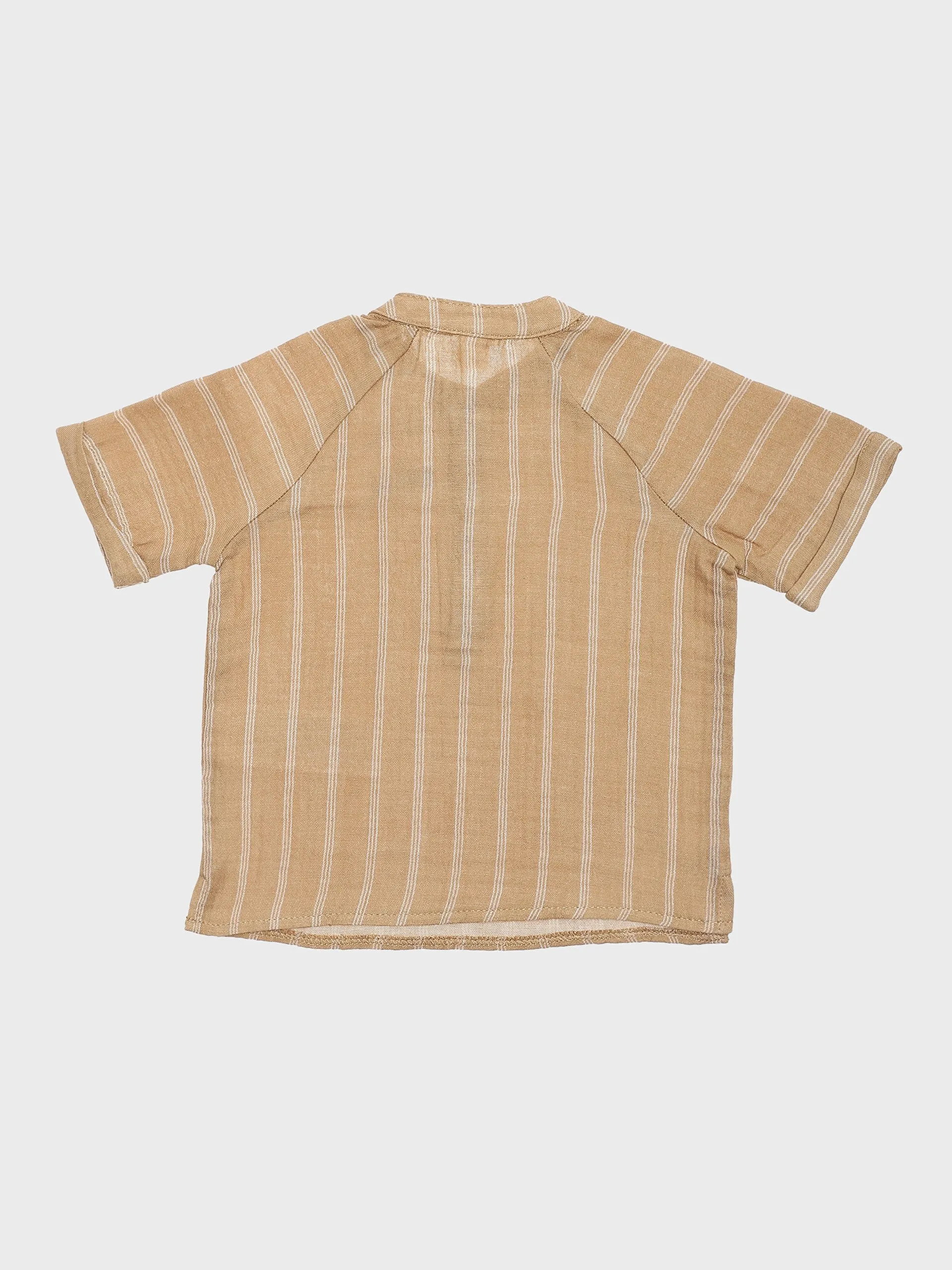 Collar Short Sleeve Baby Boy Shirt