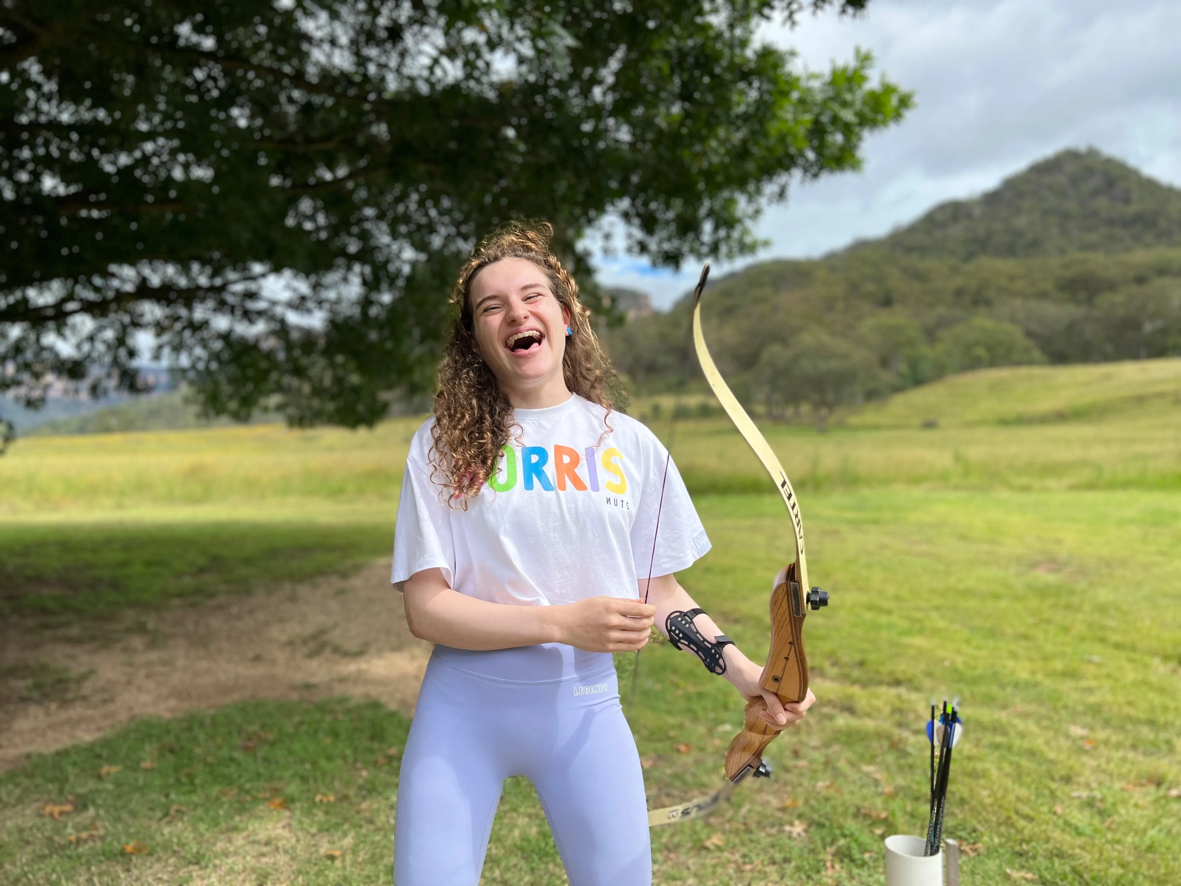 Colorful Logo T Shirt - White