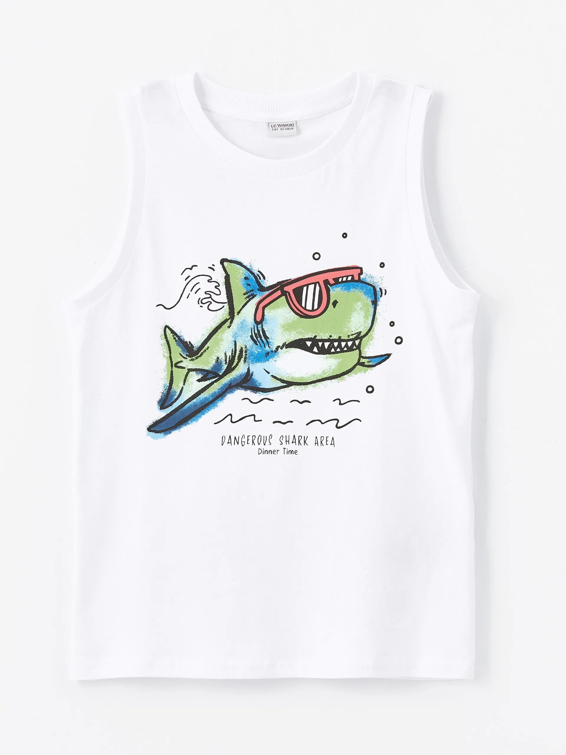 Comfortable Fit Crew Neck Boy Undershirt