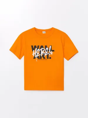 Comfortable Fit Crew Neck Boy's T-Shirt