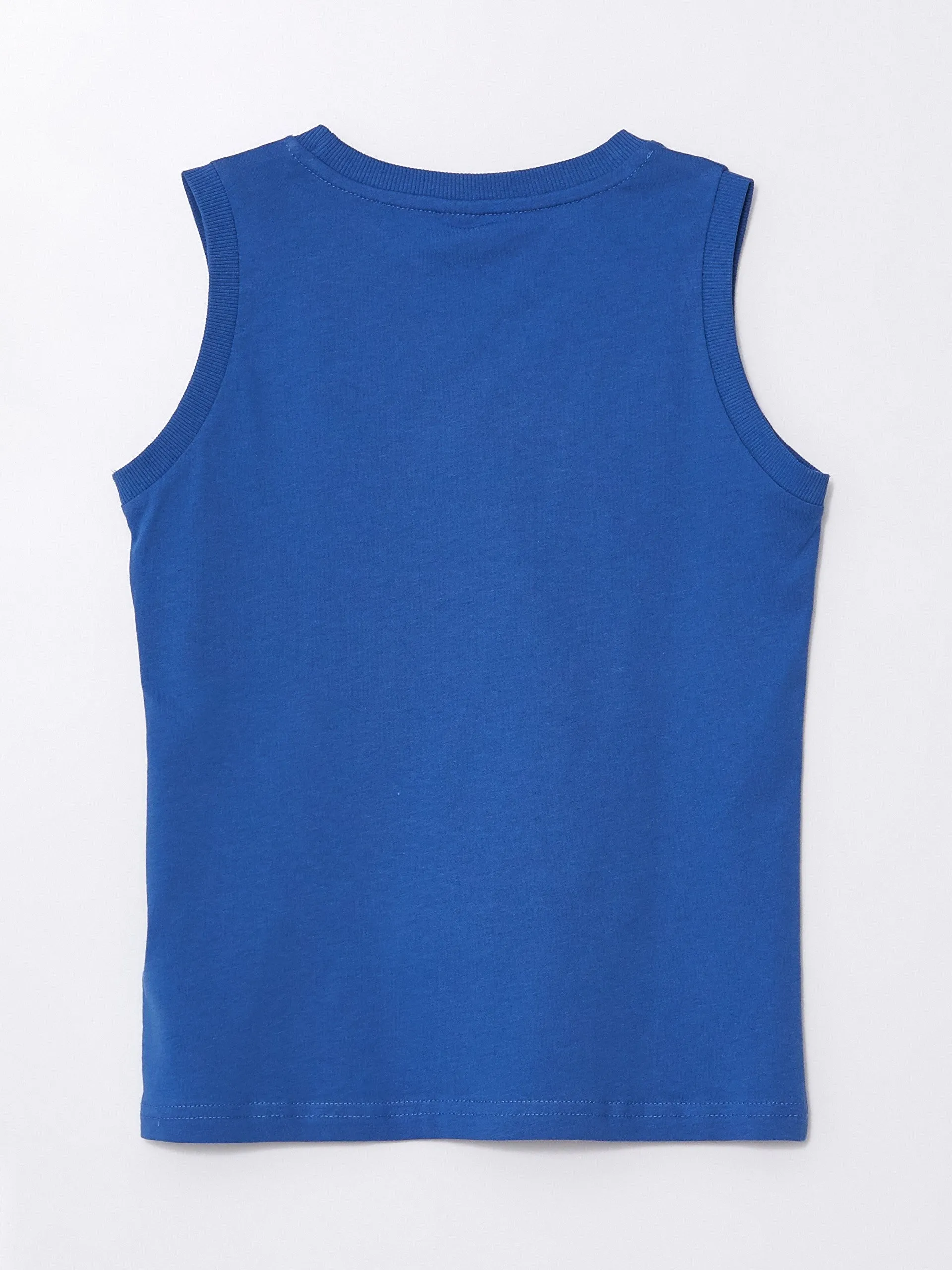 Comfortable Fit Crew Neck Printed Boys Undershirt