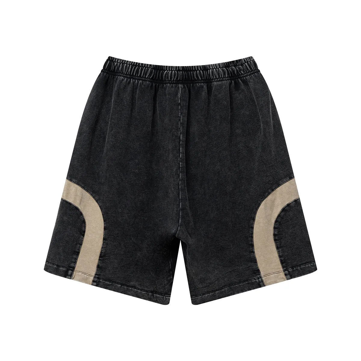 Contrast Arc Loose Fit Shorts
