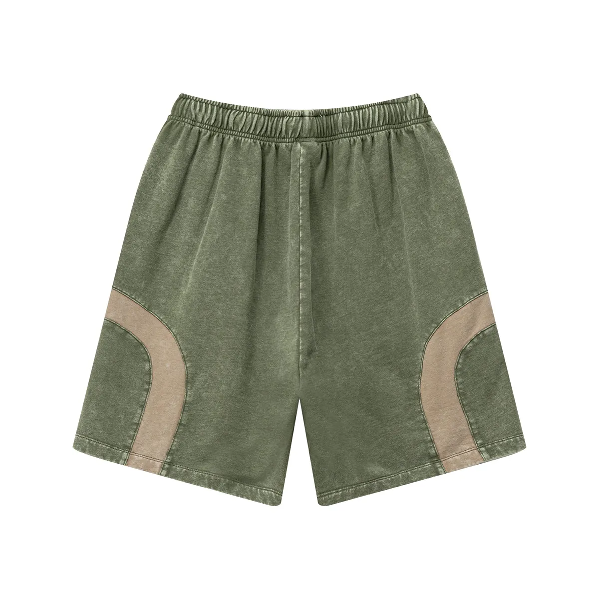 Contrast Arc Loose Fit Shorts