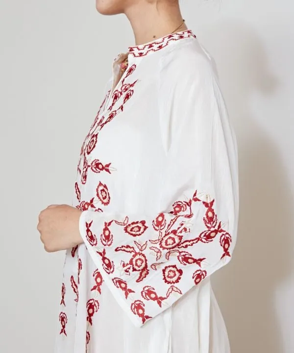 Cotton Rayon Embroidery Top