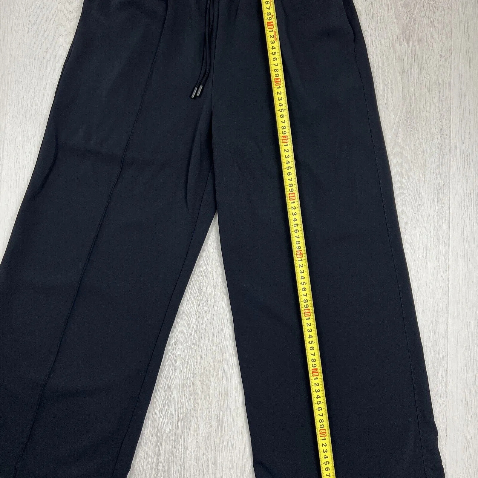 Country Road Womens Black Wide-Leg Pants Size 12