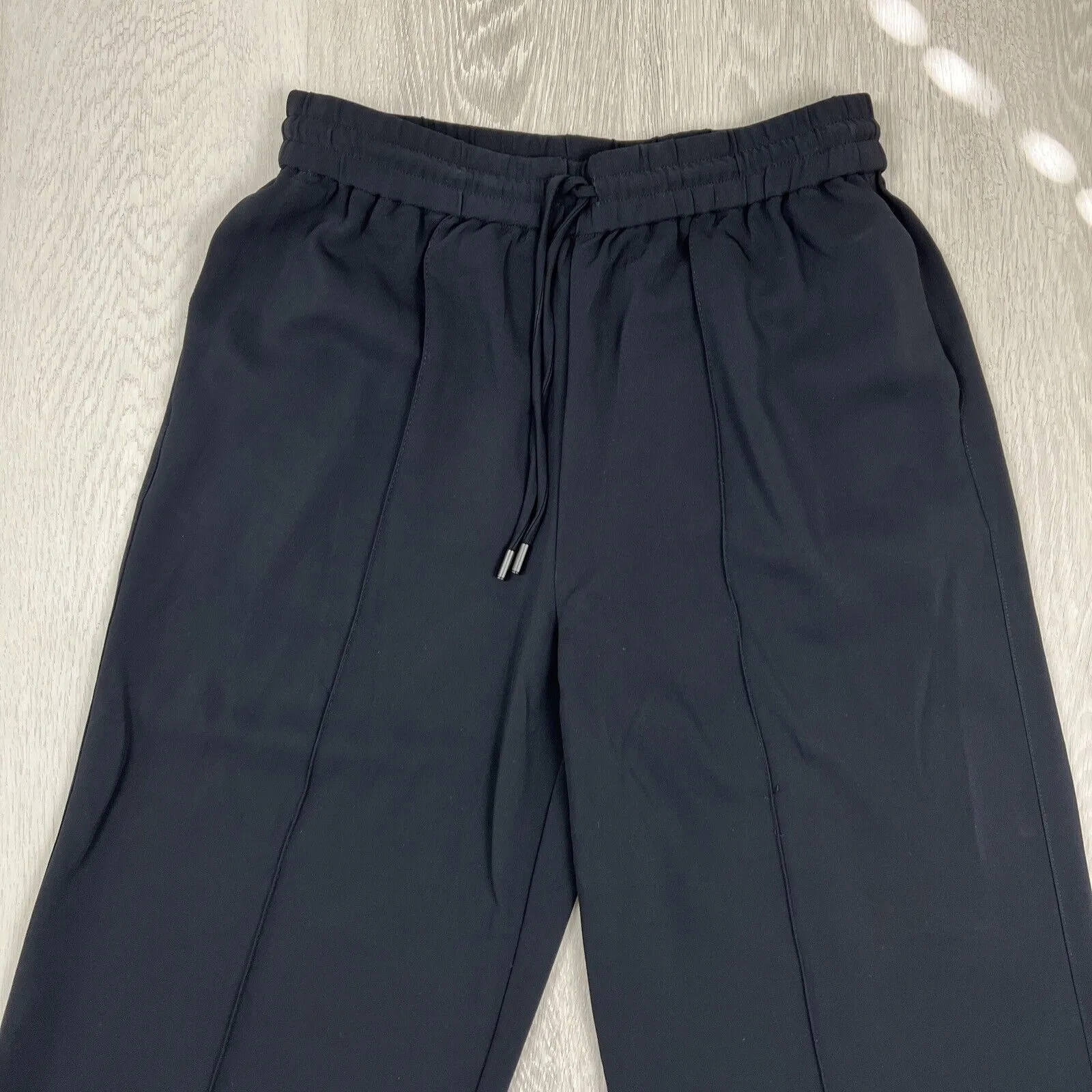 Country Road Womens Black Wide-Leg Pants Size 12