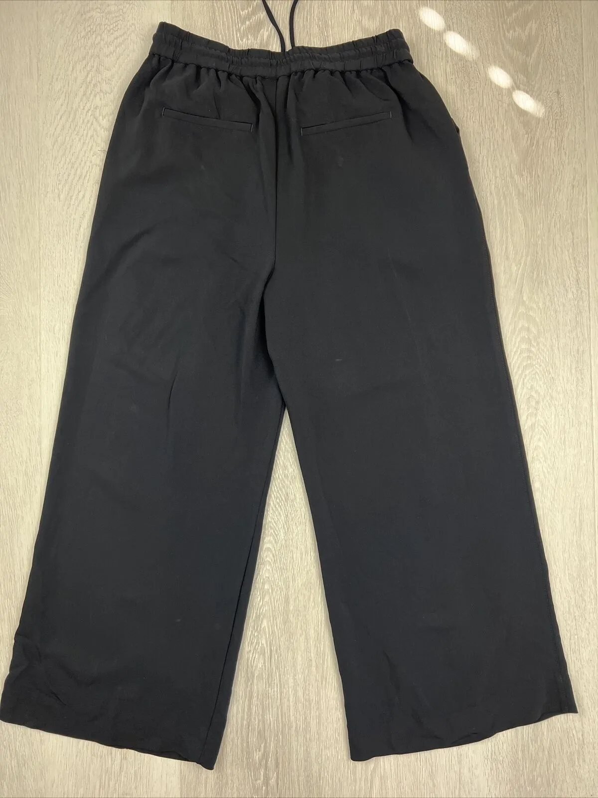 Country Road Womens Black Wide-Leg Pants Size 12