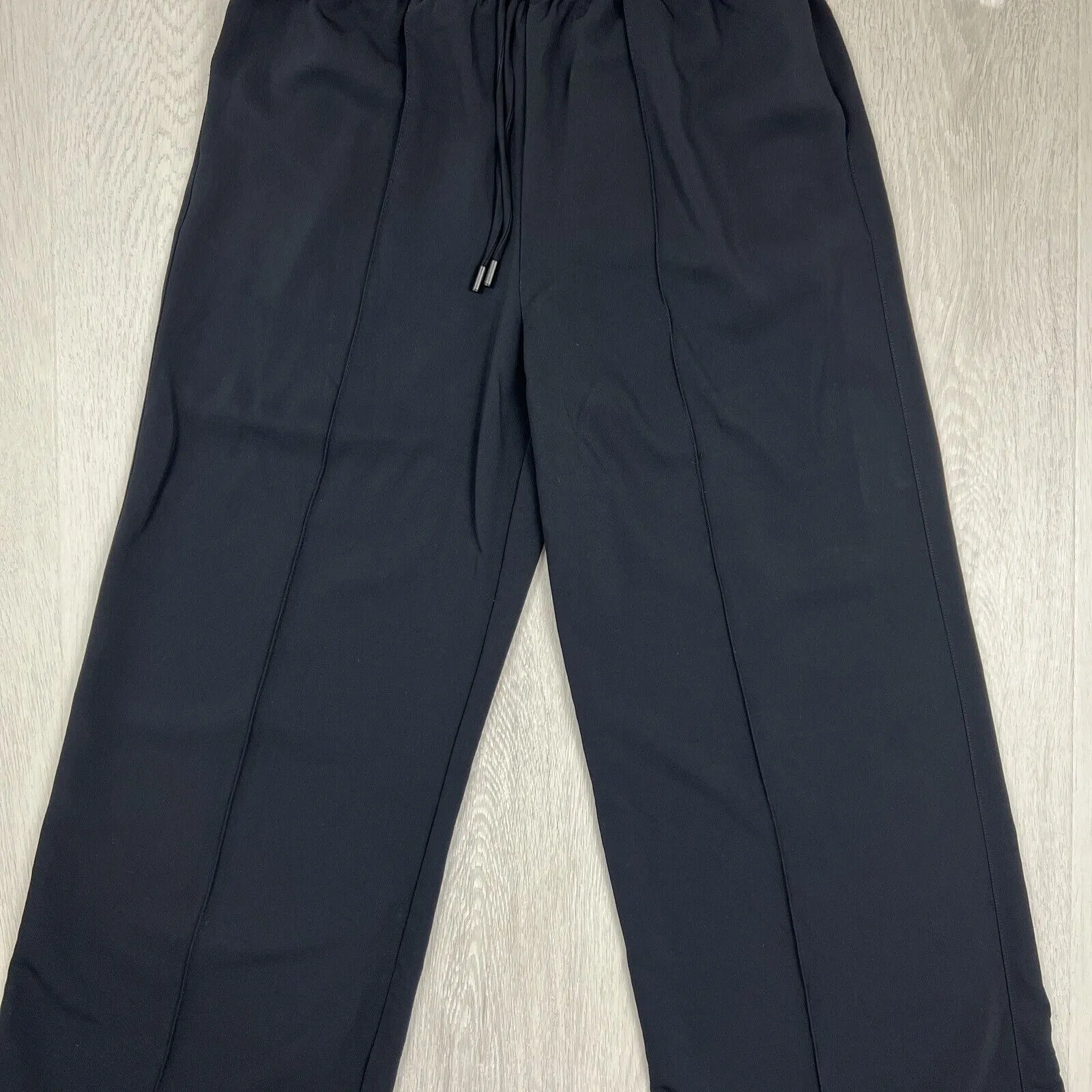 Country Road Womens Black Wide-Leg Pants Size 12