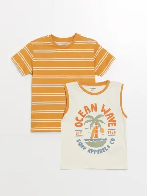 Crew Neck Baby Boy 2-Piece Set