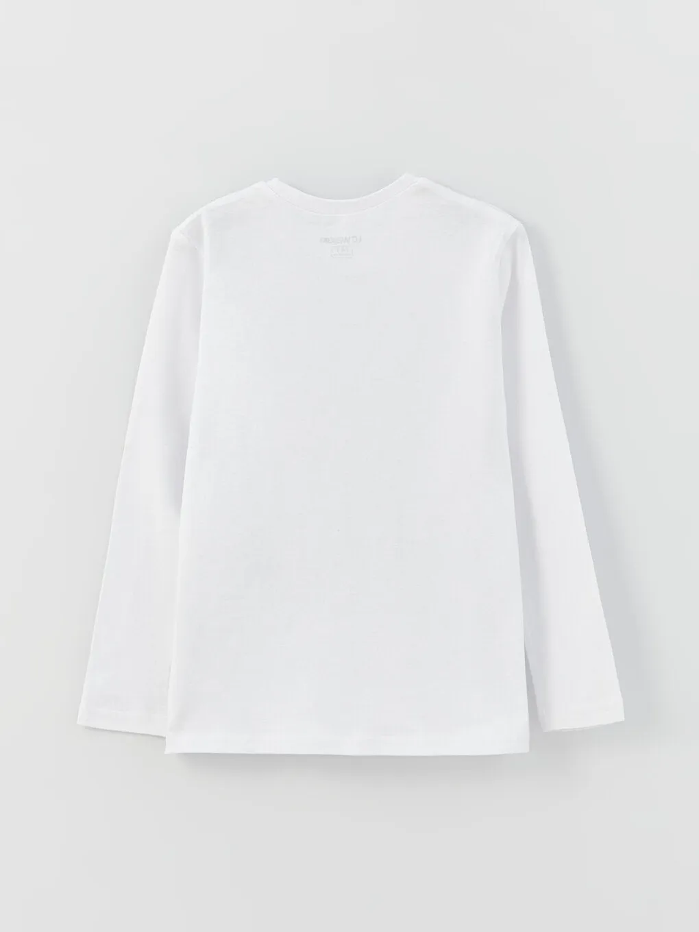 Crew Neck Basic Long Sleeve Boys T-Shirt