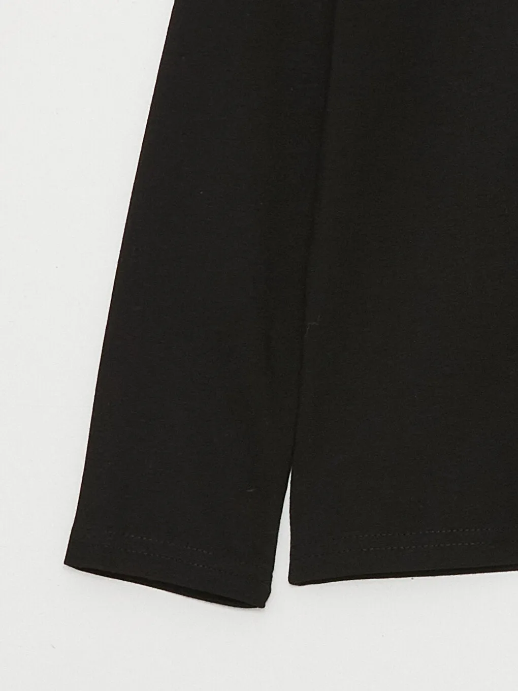 Crew Neck Basic Long Sleeve Boys T-Shirt