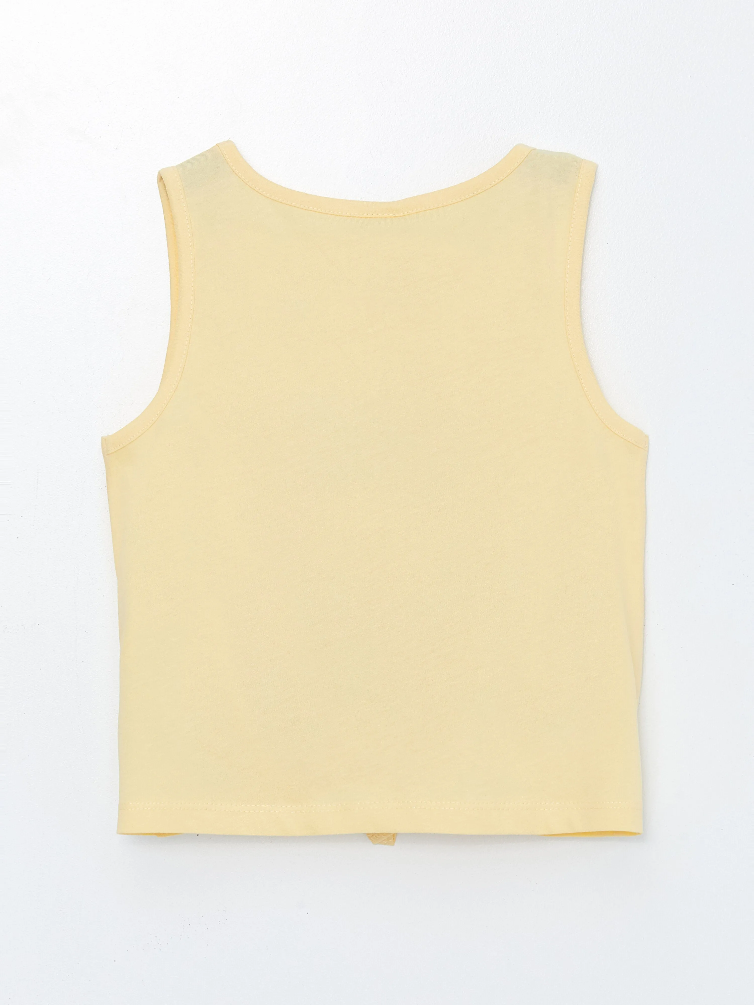 Crew Neck Printed Girls Undershirt