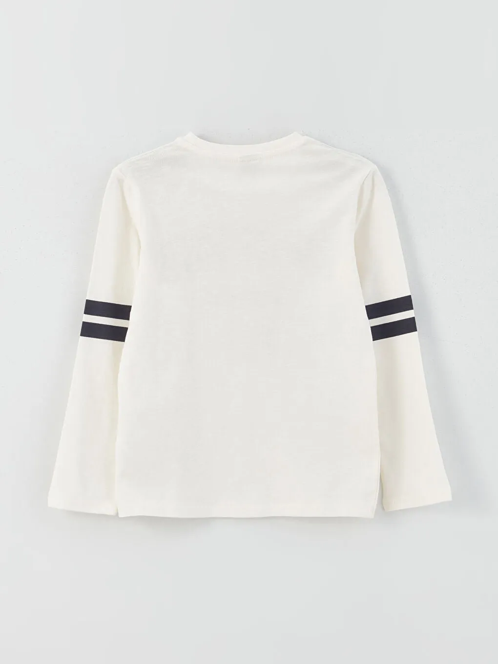 Crew Neck Printed Long Sleeve Boys' T-Shirt