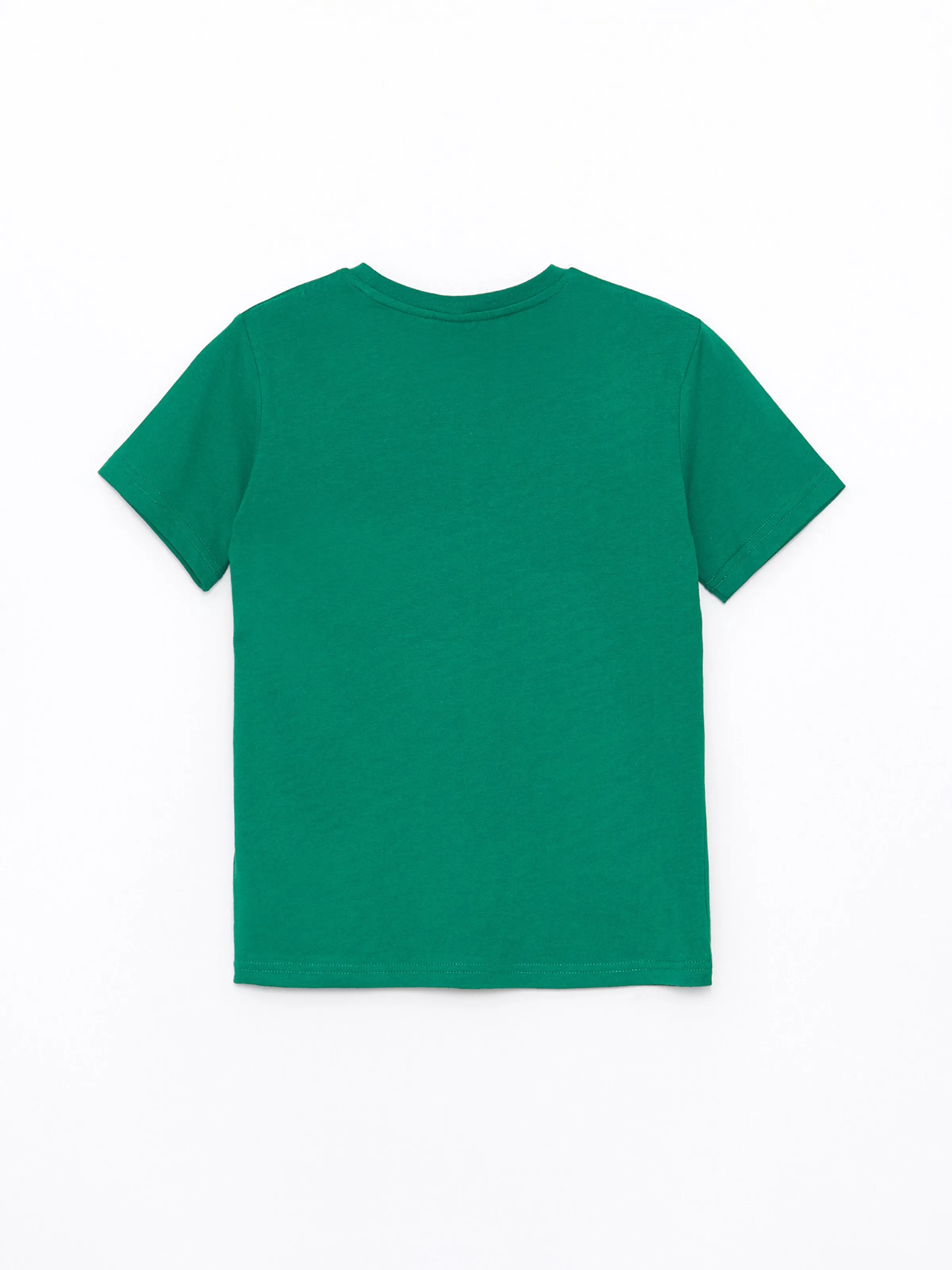 Crew Neck Printed Short Sleeve Boys T-Shirt