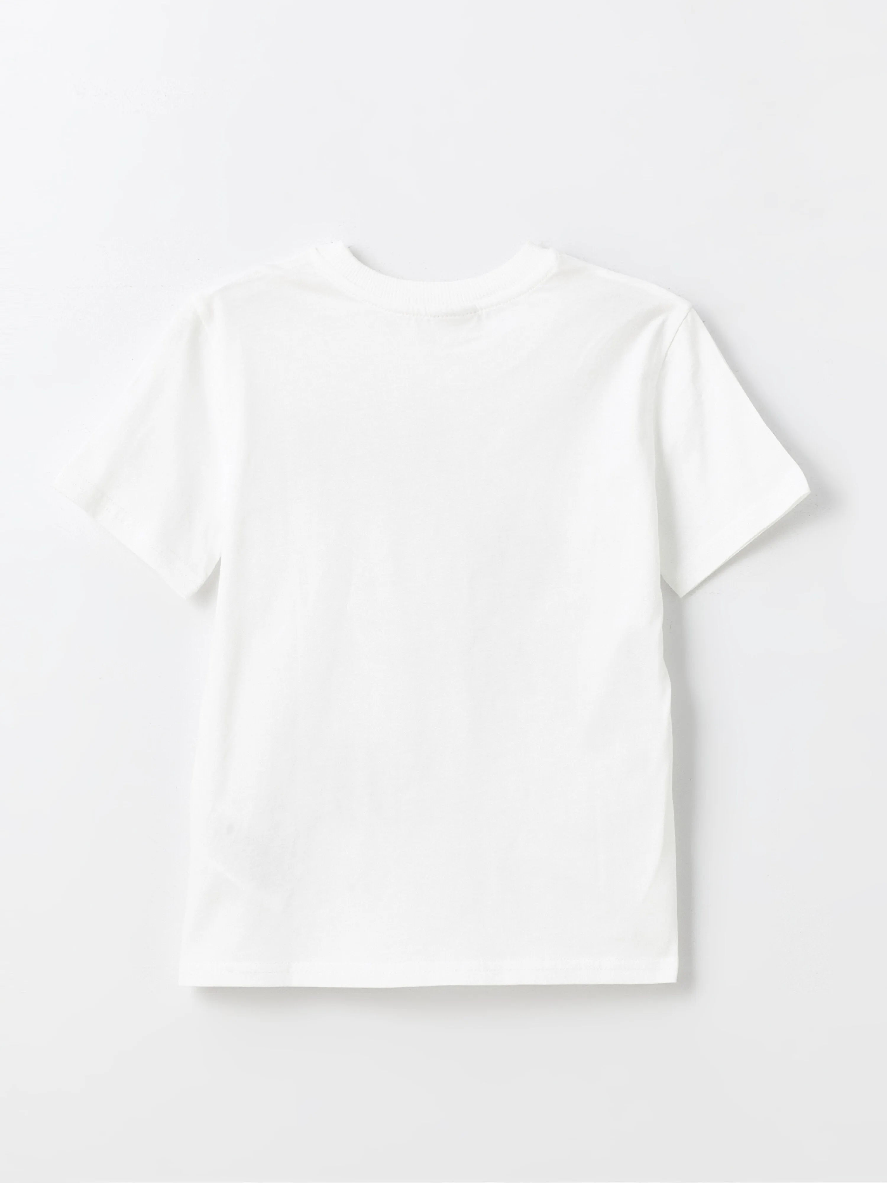 Crew Neck Printed Short Sleeve Boys' T-Shirt