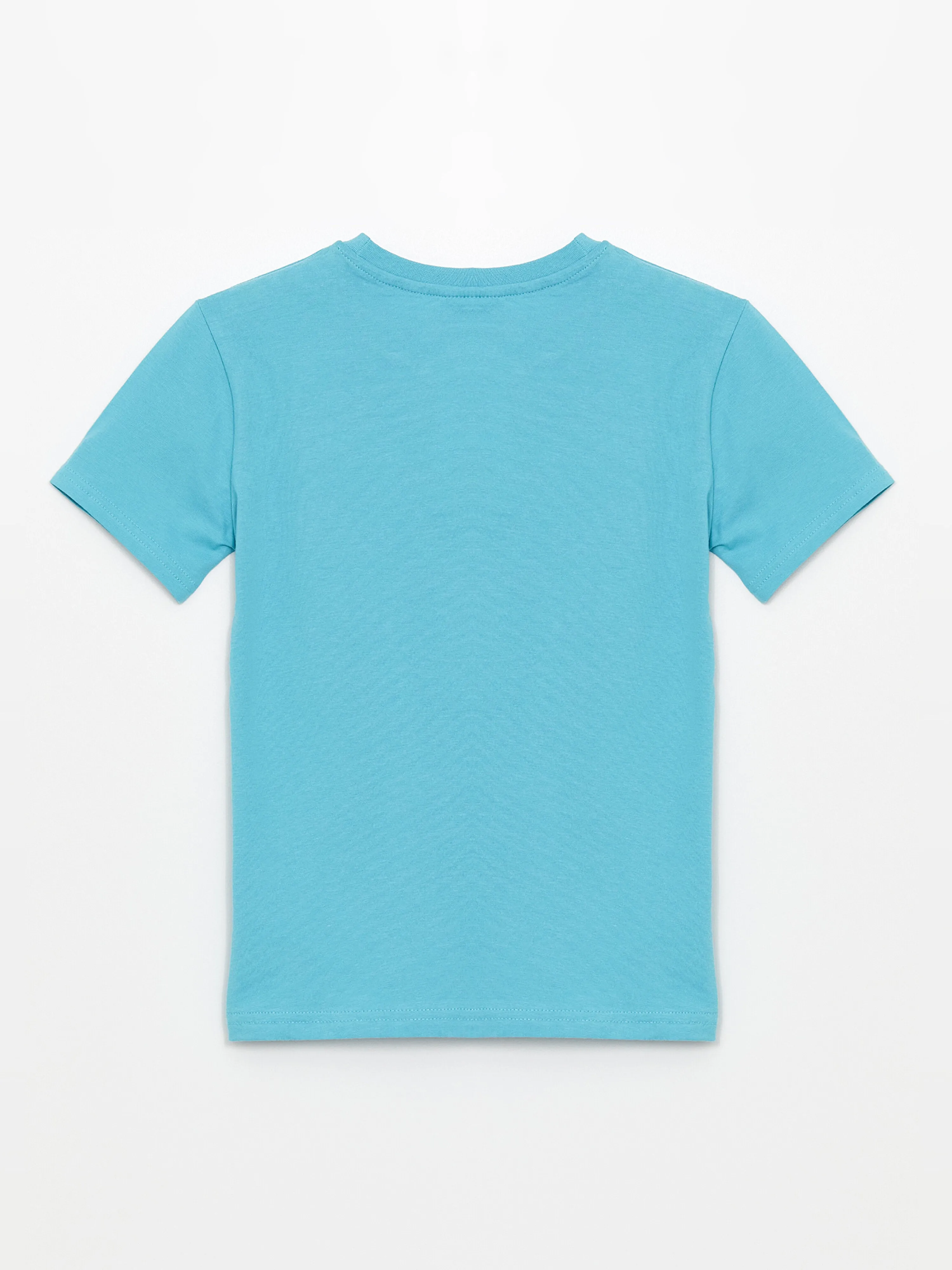 Crew Neck Printed Short Sleeve Boys T-Shirt