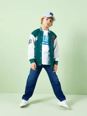 Crew Neck Printed Short Sleeve Boys T-Shirt