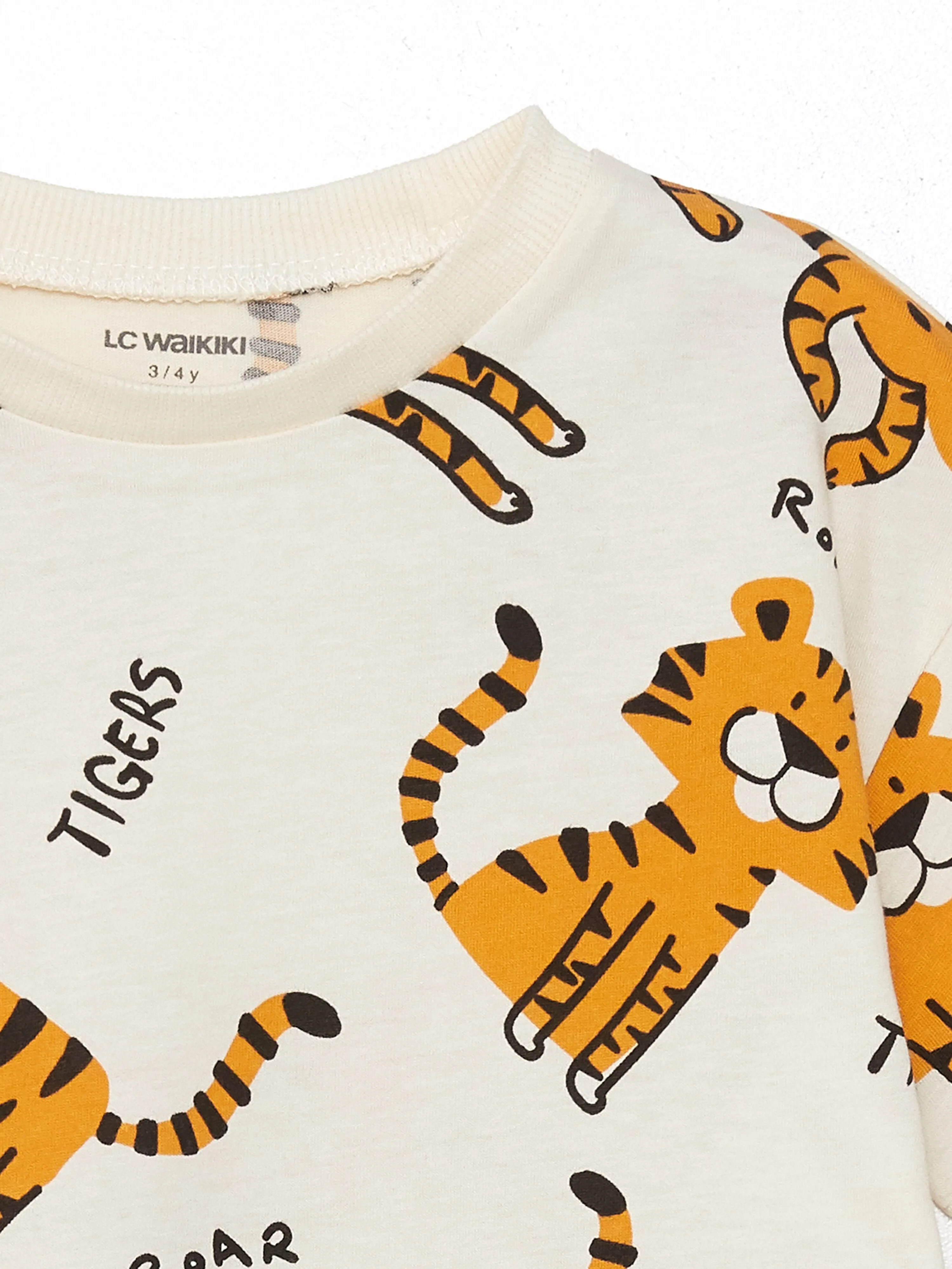 Crew Neck Short Sleeve Printed Baby Boy T-Shirt