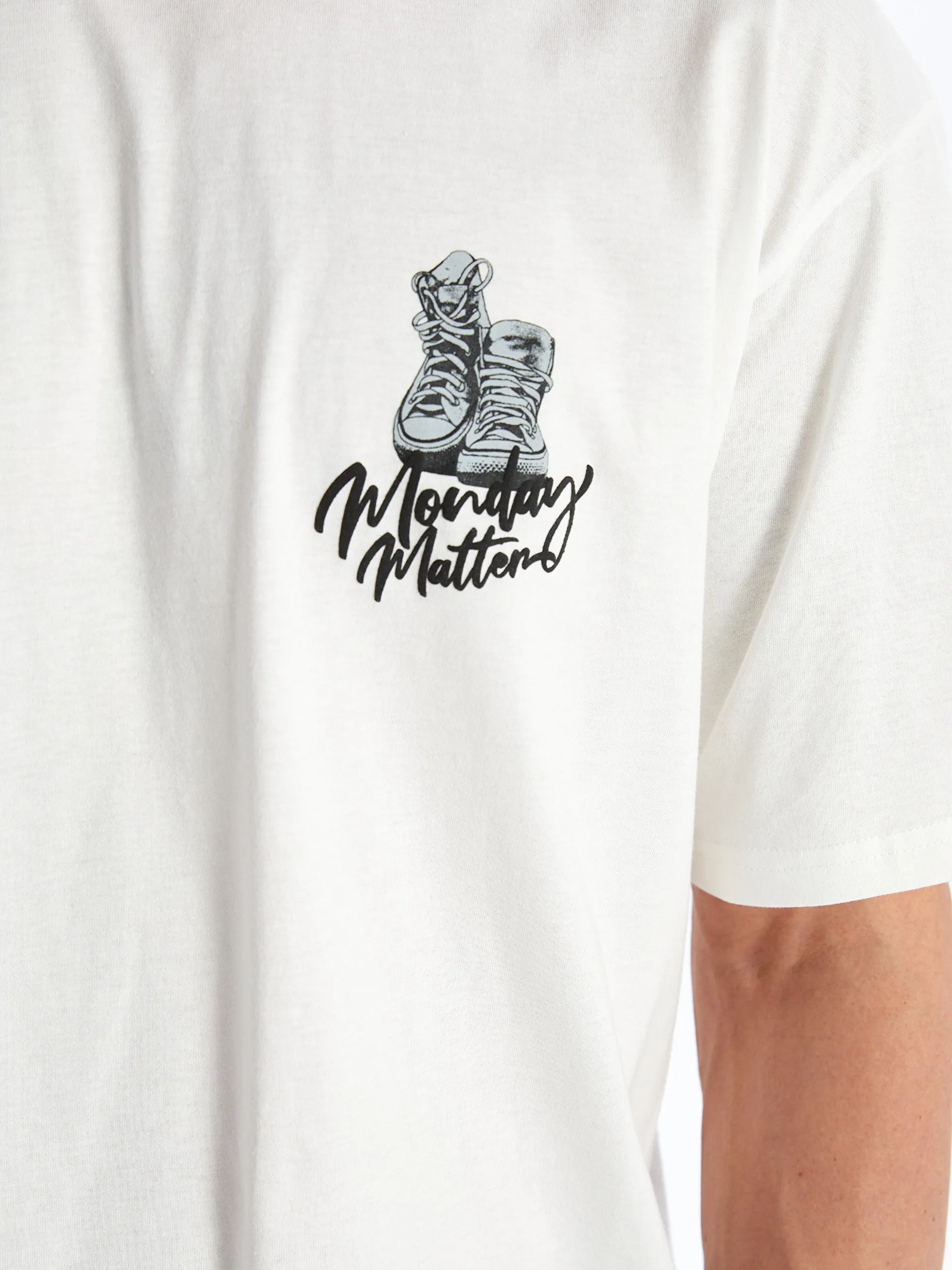 Crew Neck Short Sleeve Printed Combed Cotton Men T-Shirt