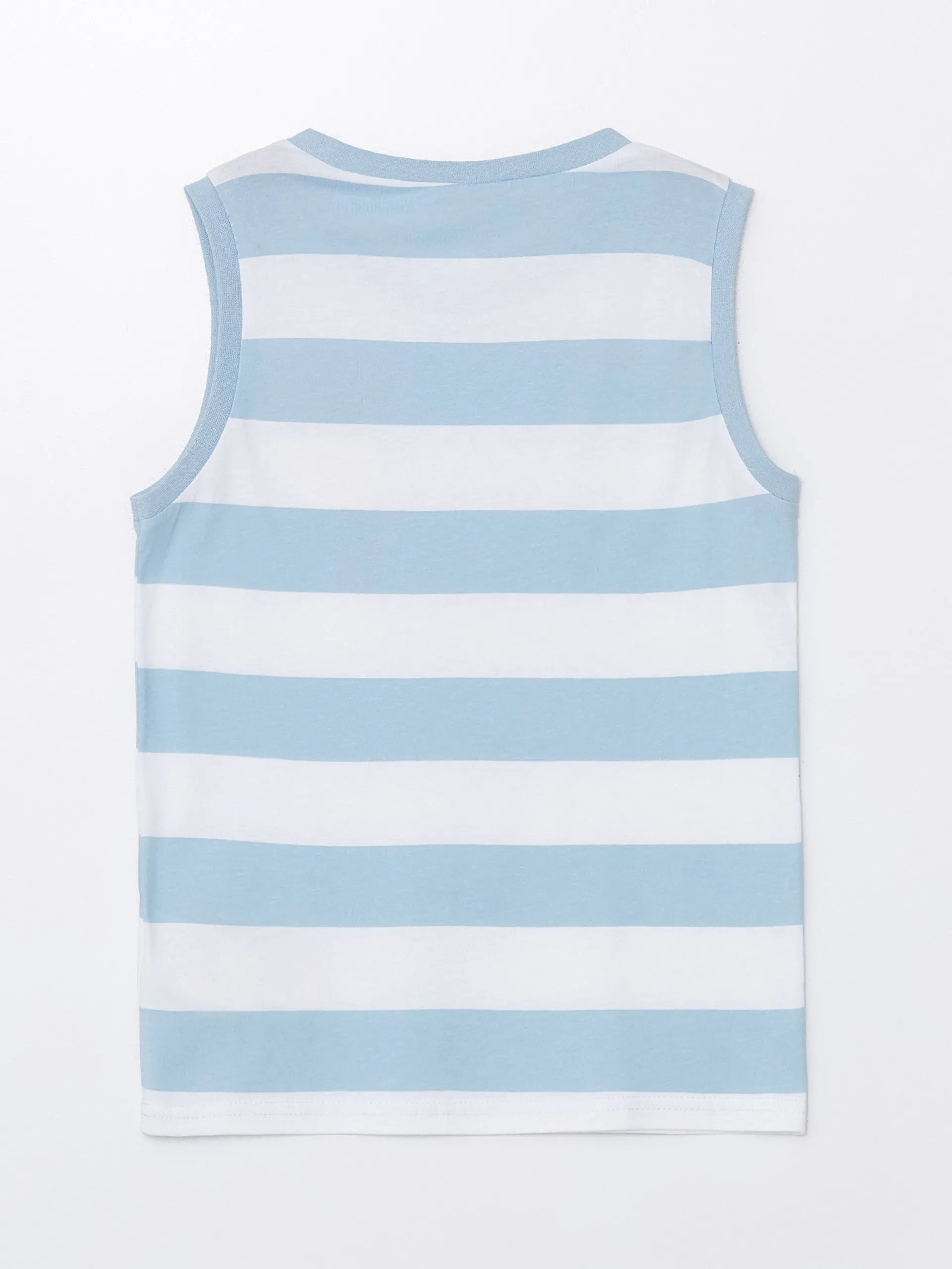 Crew Neck Striped Boy Undershirt
