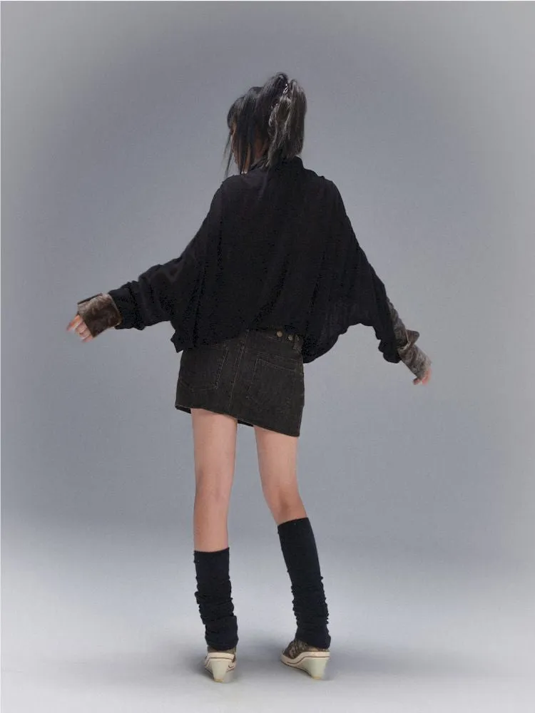 Cross Loose Thin Knit Sunscreen Long Sleeve Jacket【s0000008466】