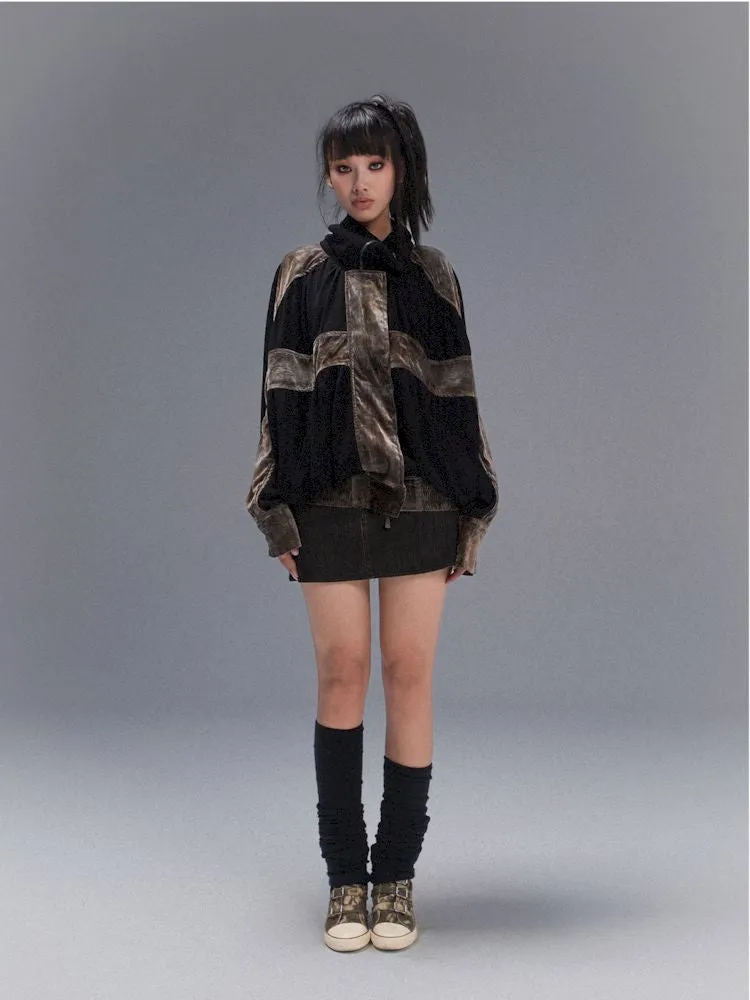 Cross Loose Thin Knit Sunscreen Long Sleeve Jacket【s0000008466】