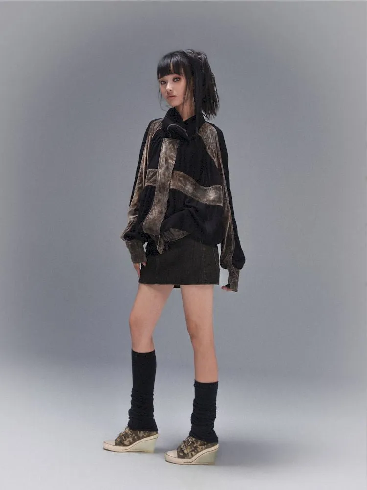 Cross Loose Thin Knit Sunscreen Long Sleeve Jacket【s0000008466】