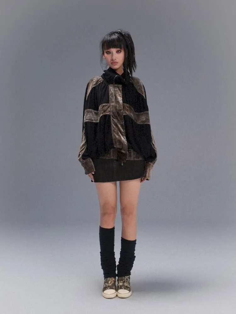 Cross Loose Thin Knit Sunscreen Long Sleeve Jacket【s0000008466】