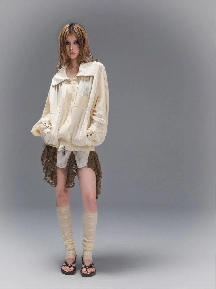 Cross Loose Thin Knit Sunscreen Long Sleeve Jacket【s0000008466】