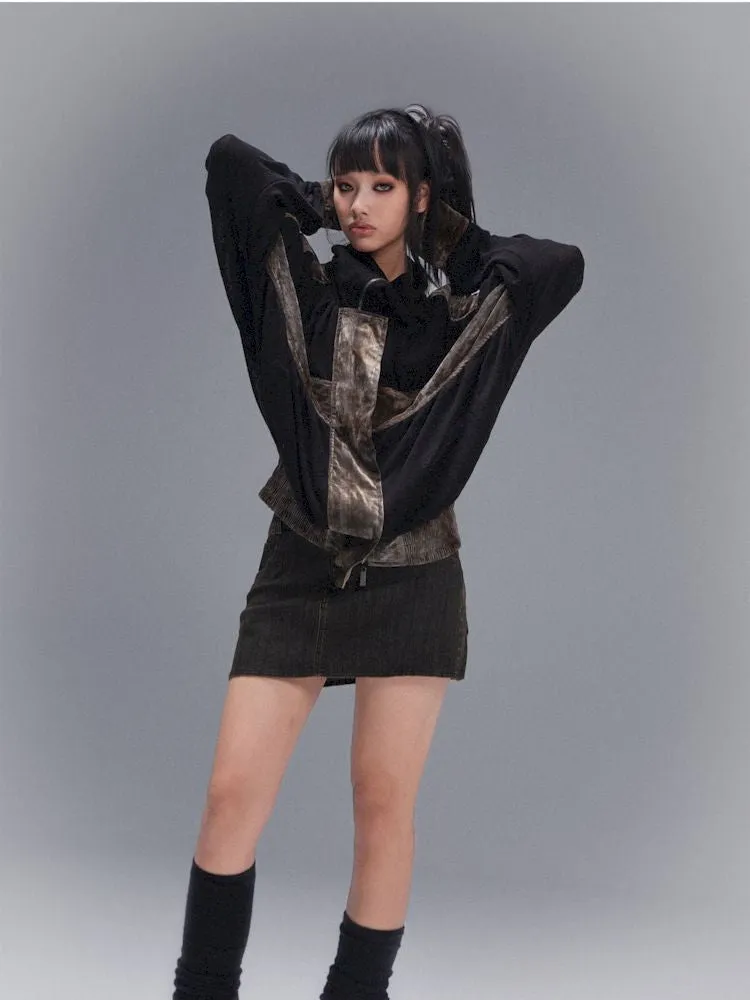 Cross Loose Thin Knit Sunscreen Long Sleeve Jacket【s0000008466】
