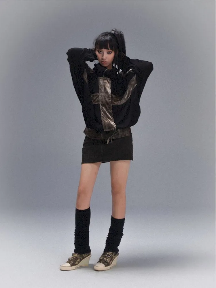 Cross Loose Thin Knit Sunscreen Long Sleeve Jacket【s0000008466】