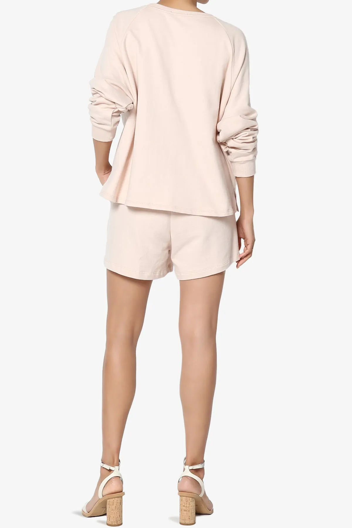 Crusade French Terry Oversized Crop Top & Shorts SET