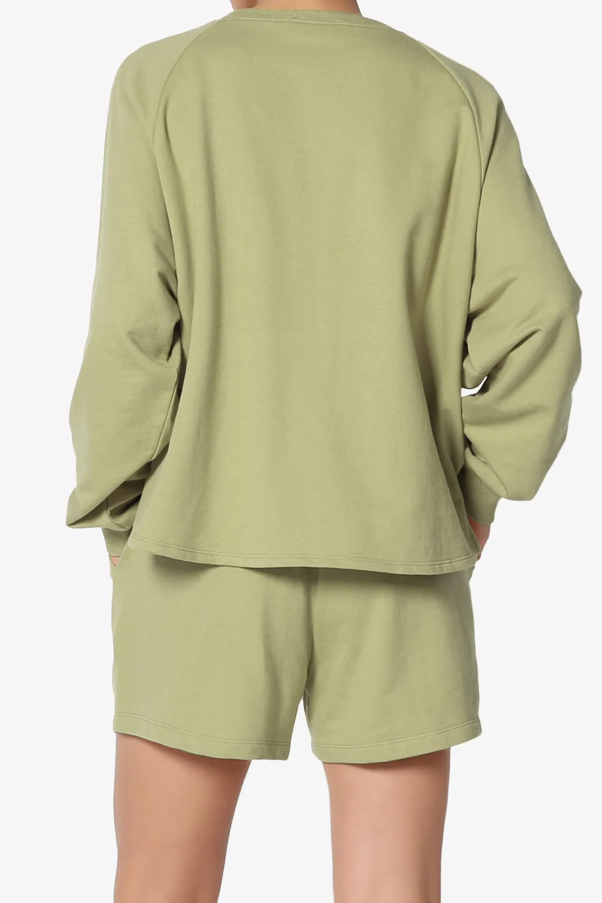 Crusade French Terry Oversized Crop Top & Shorts SET