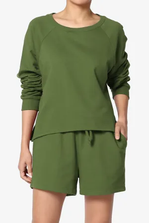 Crusade French Terry Oversized Crop Top & Shorts SET