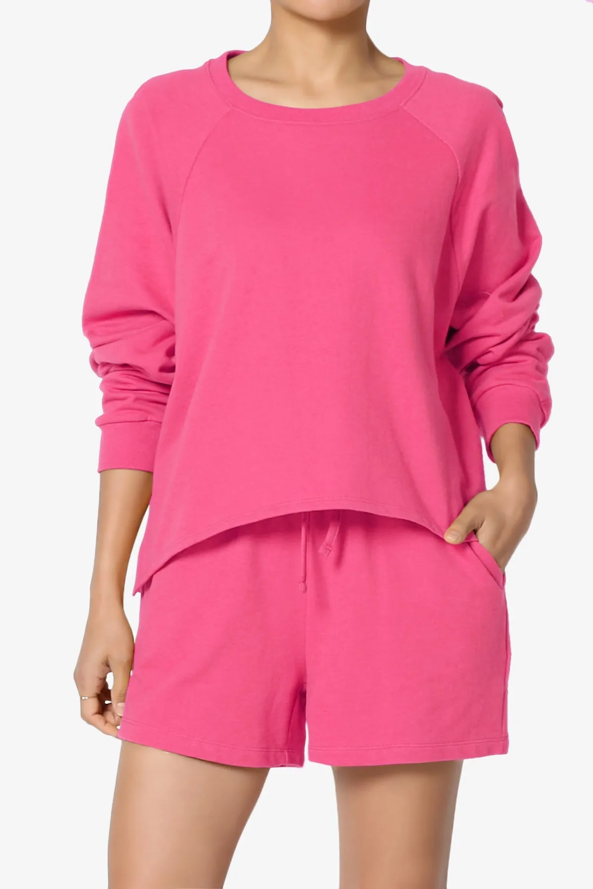 Crusade French Terry Oversized Crop Top & Shorts SET