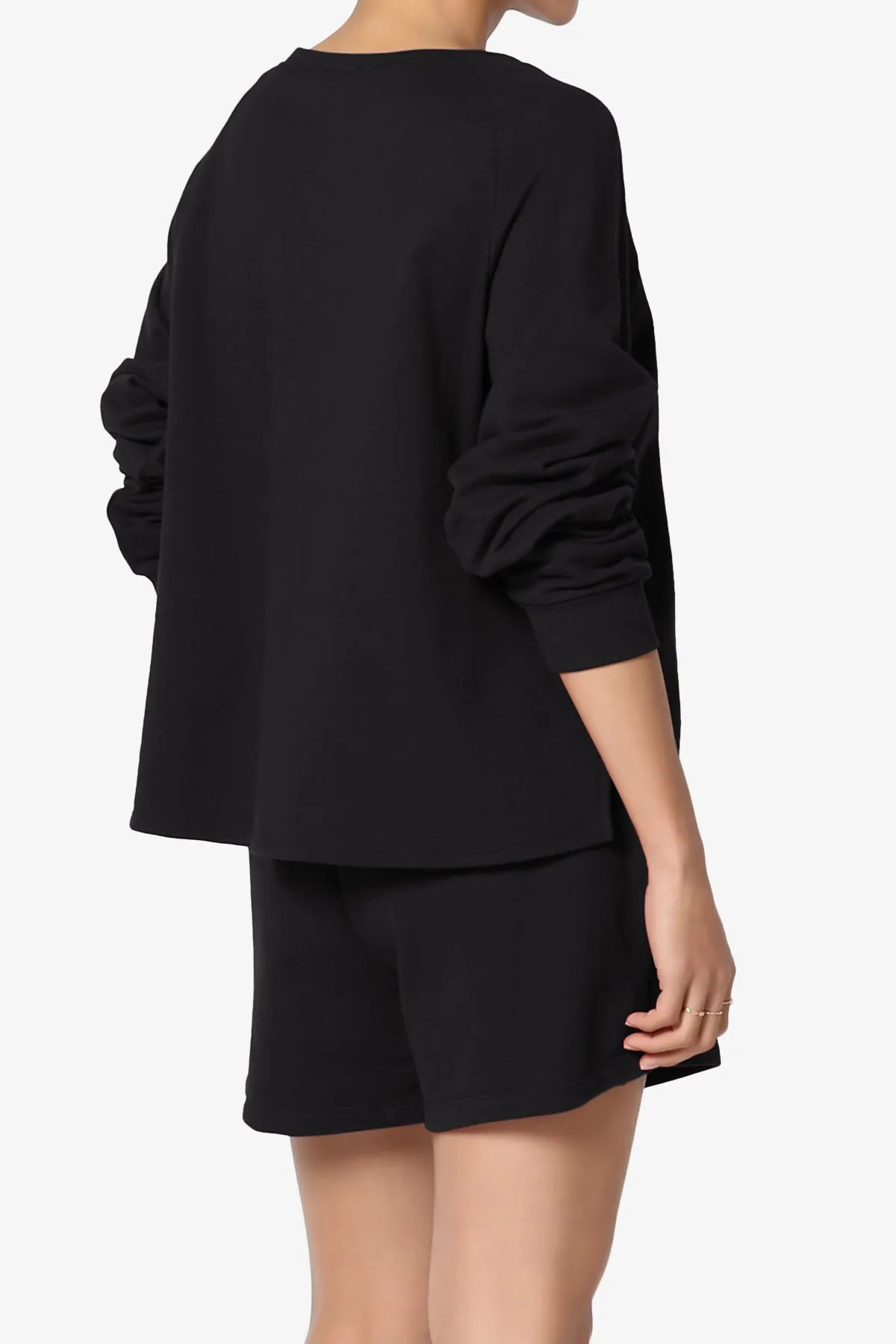 Crusade French Terry Oversized Crop Top & Shorts SET