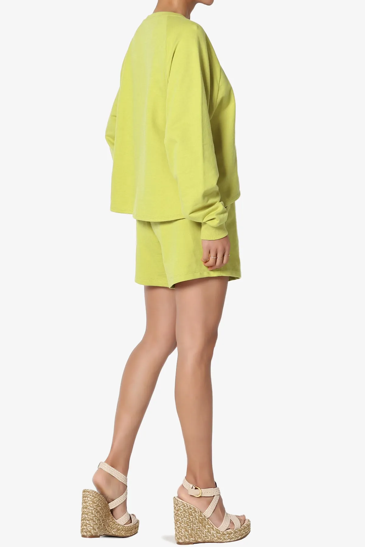 Crusade French Terry Oversized Crop Top & Shorts SET