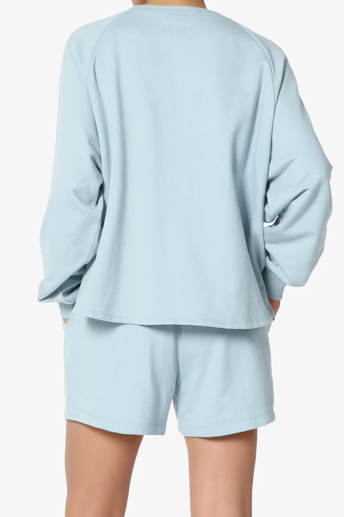 Crusade French Terry Oversized Crop Top & Shorts SET