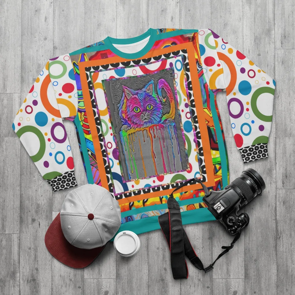 Curioso-in-Technicolor Sweatshirt