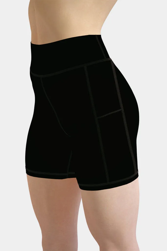 CUSTOM CARINA SOLID SHORTS NO POCKETS