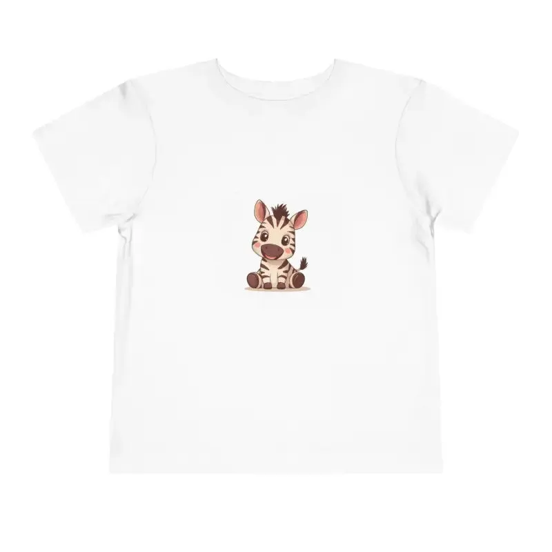 Cute Zebra Toddler Tee in Soft Cotton