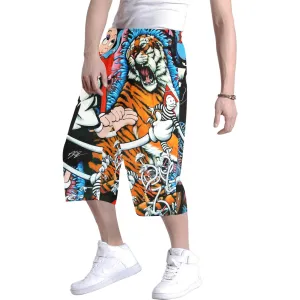 Damaged DNA Men's Baggy Long Shorts
