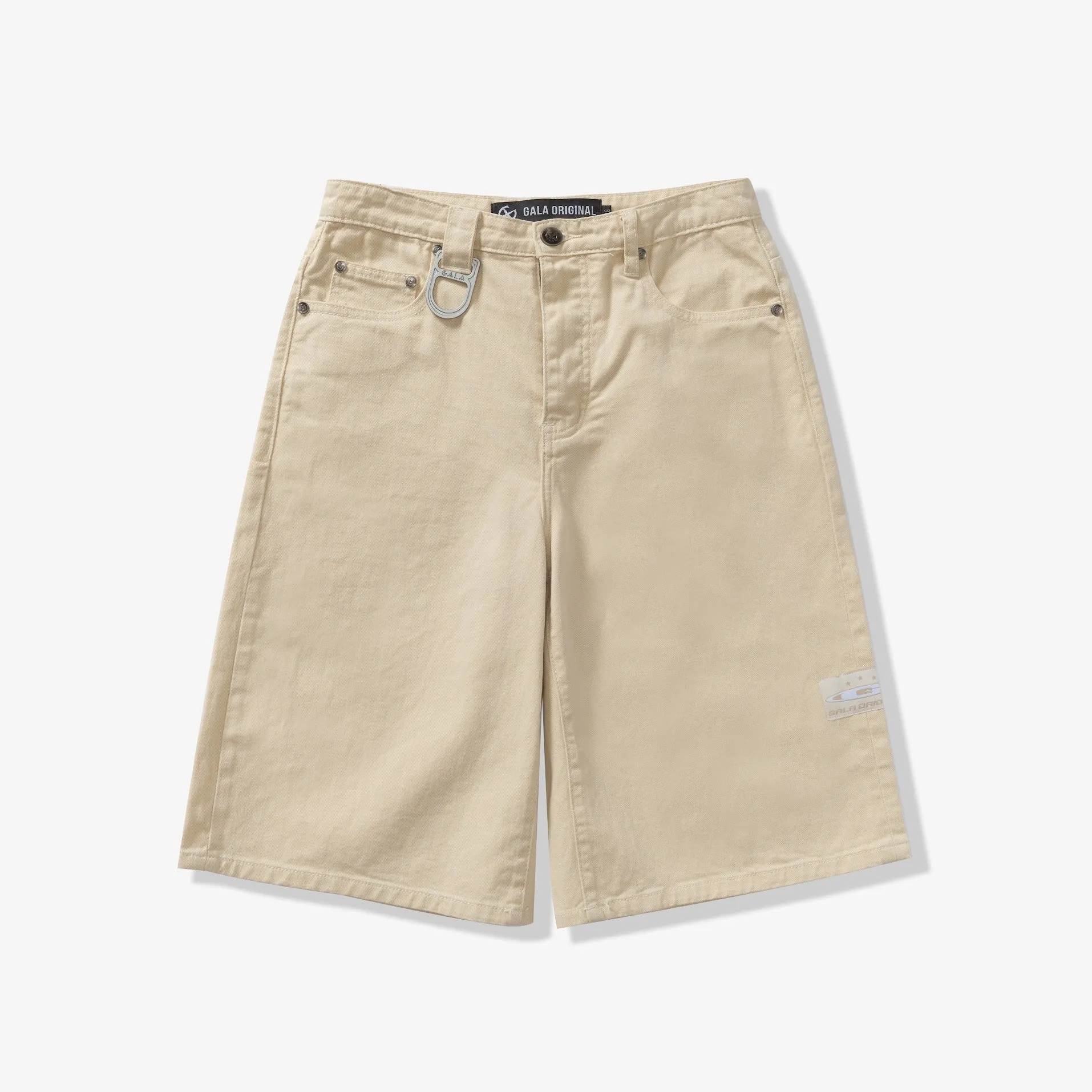 Denim Jorts (faded cream)